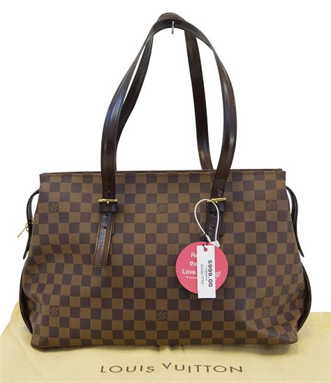 Louis Vuitton Damier Ebene Chelsea Fermeture Éclair Fourre .